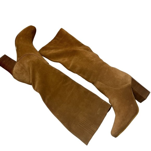 Michael Kors Leigh Suede Knee High Boots Size: 10 - Picture 4 of 16